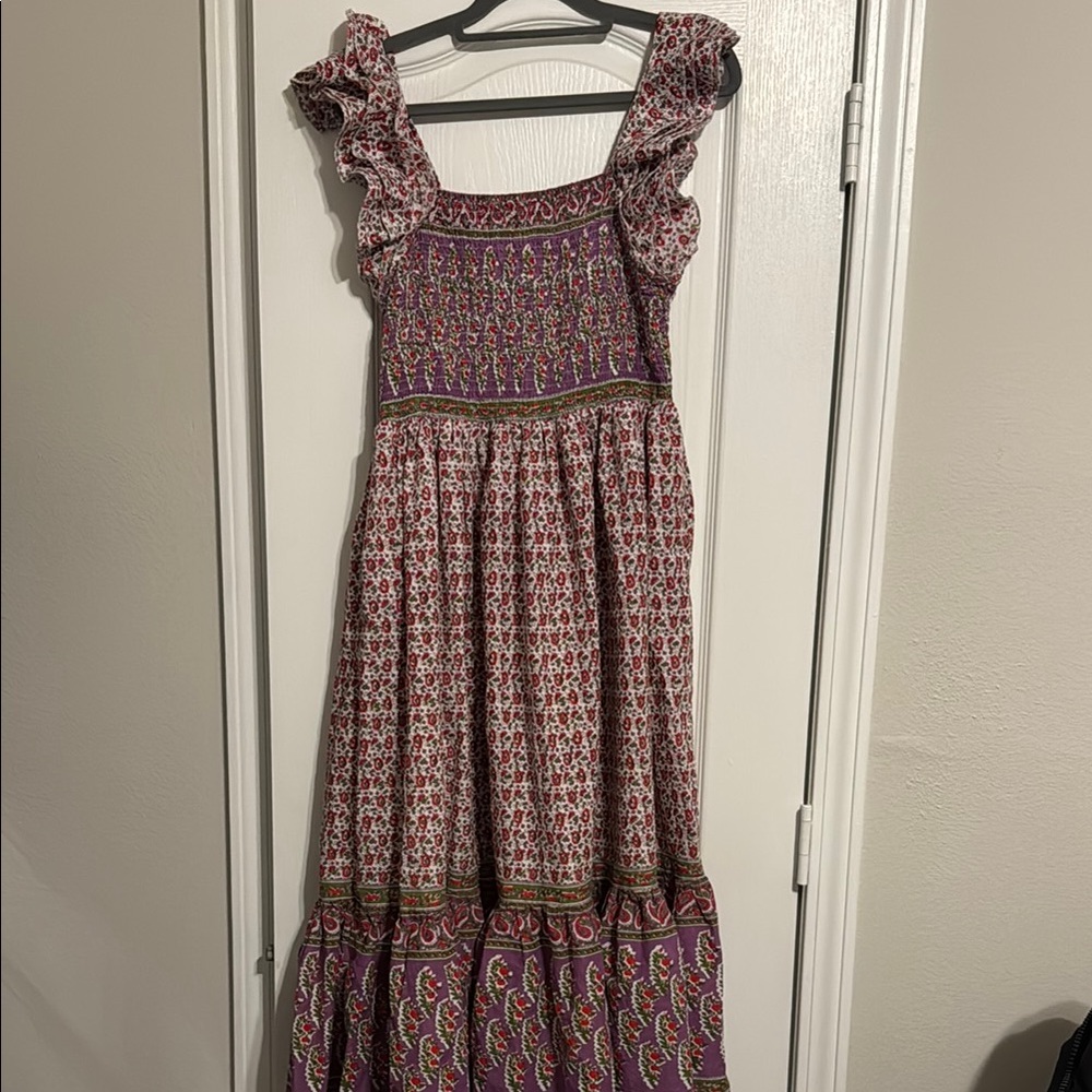 Floral Ruffle Maxi Dress